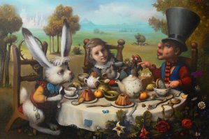 Где-то я подобное уже видел ;) Российский художник Игорь Лазарев.