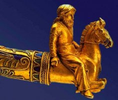 Скифы

Когда-то давным-давно, начиная со второй половины VIII — начала VII в. до н. э., на необъятных просторах степной и лесостепной зон Евразии от Причерноморья до Саяно-Алтая кочевали загадочные народы. Античные писатели и историки называли их «скифами».
Но уже сами древние авторы вкладывали в это понятие разные значения. Под «скифами» понимались и племена, жившие только в районе Северного Причерноморья, и прочие народы, обитавшие на достаточно удаленных друг от друга территориях. Позднее термин «скифы» нередко применялся по отношению ко всем народам, населявшим евразийские степи, будь то кочевые племена или наши предки славяне. Даже Русское государство в некоторых средневековых сочинениях именовалось Скифией.