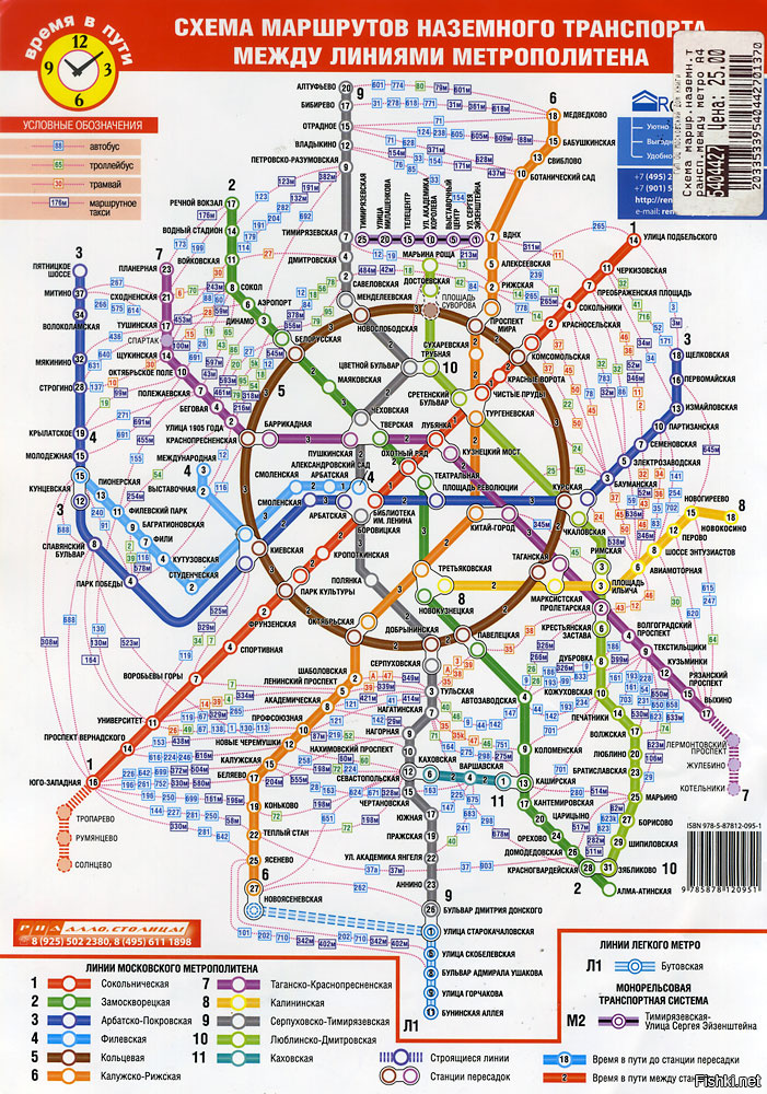 Схема мосметро с расчетом времени в пути