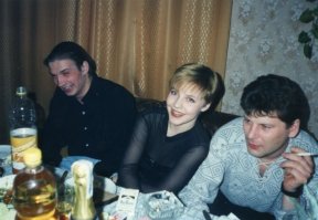 Юра Хой с женой