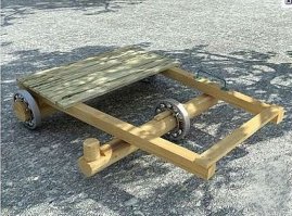 А у нас вместо самокатов вот это было... Правда немного другой конструкции, но это было круто!!!