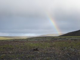 радуга в Якутии. август