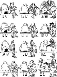 Помню, в самом начале изучения психологии, изучали темпераменты в классике. Характеристики темпераментов зубодробительнейшие. Нихрена не понятно. Чем там флегматик от меланхолика отличается и чем сангвиник от холерика - черт ногу сломит. И тут мне показали комикс Биструпа и моментально все встало на свои места и разложилось по полочкам. Одно слово - Гений.