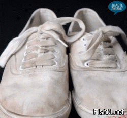 как почистить белые кроссовки: