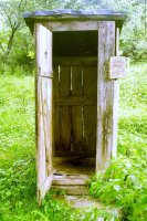 И не говори. То ли дело срать в вонючей деревянной будке с вырезанным на двери сердечком, когда под тобой, в вонючей жиже копошатся опарыши, над головой жужжит пара мух, а в углу сидит большой паук. A внутри темно и жарко, из-за того, что крыша обита толем, который нещадно разогрело Солнце.