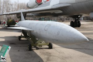 В полувагонах 4-маховая ракета Х-22. На фото она с носителем и на картинке - задача, под которую её конструировали.