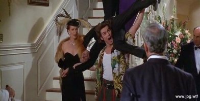 Сразу вспомнился Эйс Вентура 2: