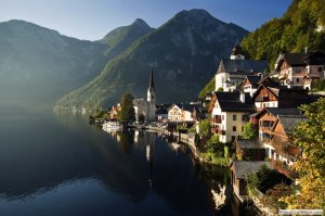 Австрия, городок Hallstatt - он великолепен