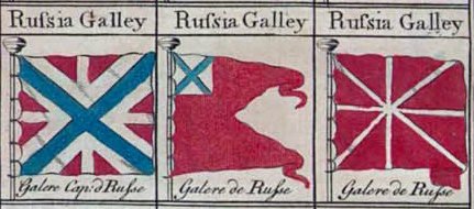 Галльская империя?
Английская таблица флагов 1783 года.