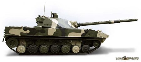 Наш "легкий" танк СПРУТ - СД.
Тоже красавчик!
Аналогов в мире, как всегда, НЕТ!