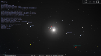 Юпитер сейчас почти спрятался за Солнышком.
Проще всего скачать и установить бесплатную программу Stellarium, там видно все-все звёзды, даже те, которые только в телескоп, планеты, туманности и галактики. Можно задать свой населённый пункт и смотреть на небо в реальном времени, можно остановить или ускорить время и посмотреть на много лет вперёд или назад. Очень просто управлять и всё очень красиво 

Вот вид из Stellarium (клик):