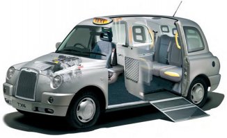 Вот экономически ущербное Лондонское такси.