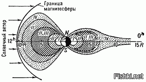 Со скептик

 Хотя уровень радиации в поясах Ван Аллена весьма значителен, но "Аполлоны" пролетали сквозь них за несколько часов - за это время астронавты не должны были получить дозу облучения, которая заметно повлияла бы на их здоровье. Дополнительное снижение этой дозы получили соответствующим выбором траектории полета. Концентрация заряженных частиц в поясах Ван Аллена максимальна над земным экватором и сильно снижается к полюсам. Поэтому лунные траектории "Аполлонов" на начальном участке проходили к северу или к югу от плоскости экватора.

Структура радиационных поясов Земли (сечение соответствует полуденному меридиану): I - внутренний (протонный) пояс; II - пояс протонов малых энергий; III - внешний (электронный) пояс; IV - зона квазизахвата частиц солнечного ветра. 
R - радиус Земли.