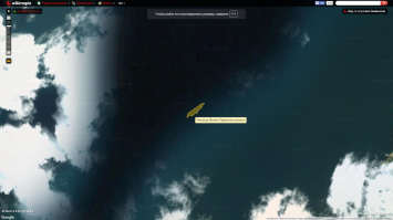 со спутника его видно