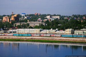 Вид со стороны Ангары. Дает представление масштаба...