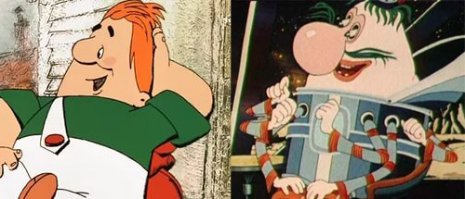 И озвучивал обоих Ливанов.