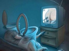 телевидение нынче смотрят пенсионеры, а эта публика верит всему.