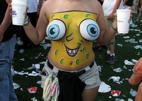 39-летняя мастер боди-арта доказывает, что никогда не поздно осуществить свою мечту