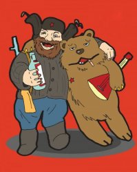 а ещё с медведями пьём и под балалайку пляшем
