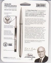 Чем пишут в космосе?

Есть известная байка о том, как "тупые американцы" вложили миллионы долларов в разработку особой «космической» шариковой ручки, которая могла бы писать в невесомости, под водой и даже в безвоздушном пространстве - в то время, как "умные русские космонавты" сразу стали писать карандашом. На самом деле всё было не так…

Обычной шариковой ручке нужна сила тяжести. Это легко проверить — на стене ручка пишет очень плохо.

Карандашом начинали пользоваться и русские, и американцы, но очень быстро обнаружили, что в невесомости откалывающиеся от грифеля кусочки графита представляют серьёзную проблему. Они начинают свободно дрейфовать по кабине космического корабля. И если влетевший космонавту в нос или в глаз кусочек графита - это скорее досадная неприятность, то залетев внутрь электрического прибора, обломок грифеля может закоротить электронику… а авария или пожар на борту космического корабля представляют собой смертельную опасность.

Поэтому советские космонавты использовали не грифельные, а восковые карандаши. Американцы до 1967 года использовали  грифели, затем переключились на фломастеры. Американцы применяли и механические карандаши (пишущий узел брался из обычного карандаша, а лёгкий и прочный металлический корпус делался на заказ; с учётом малосерийного производства получалось около $100 за штуку). 

А в середине 60-х американский изобретатель Пол Фишер (Paul C. Fisher), вдохновлённый идеей космических полётов, разработал на свой страх и риск «космическую ручку», способную писать практически в любых условиях, от канадских морозов до температуры выше точки кипения воды, в невесомости, в безвоздушном пространстве, под водой и так далее. Она выпускалась в Болдер-сити, штат Невада, США. В то же время появлялись схожие по своим параметрам и характеристикам ручки от других производителей.

Пишущий шарик выполнен из карбида вольфрама и весьма точно установлен, чтобы избежать протекания. Чернила тиксотропны — твёрдые в обычном состоянии и разжижаются при письме; выдавливаются сжатым азотом при давлении около 2,4 атм. Скользящий поплавок отделяет чернила от сжатого газа. Утверждается, что ручкой можно написать в три раза больше, чем обычной шариковой (но это всё-таки условно). Она также может писать на высотах до 3810 м. Диапазон рабочих температур от −35 до 120 °C. Срок службы 100 лет.

NASA не выделяло никаких средств Фишеру и не субсидировало изготовление им специального пишущего инструмента. Он изобрёл его самостоятельно, а затем предложил NASA его опробовать. После этого AG7 Space Pen, разработка которой действительно стоила более 1 миллиона долларов, была принята американским и советским (впоследствии и российским) космическими агентствами для дальнейшего использования. Средняя стоимость одной ручки для проекта Apollo составила 6 долларов.

И теперь именно эту модель ручки берут с собой в космос американские астронавты. Ручка оказалась настолько удачной, что Советский Союз не выдержал и тоже закупил партию, и на кораблях «Союз» фишеровские ручки уже стали частью стандартного инвентаря.

Так что не такие уж тупые были американцы - и не такие уж умные были русские. И далеко не всегда самое простое решение - самое лучшее.