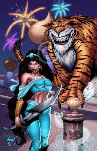 Принцессы Диснея в образе пышнотелых пинап-моделей с татуировками