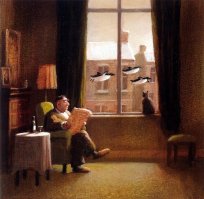 Вот, вдогонку, несколько картин от Michael Sowa.