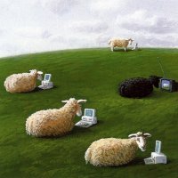 Вот, вдогонку, несколько картин от Michael Sowa.