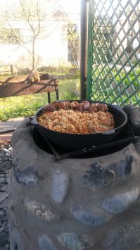 Начало мая,готовил на огне))