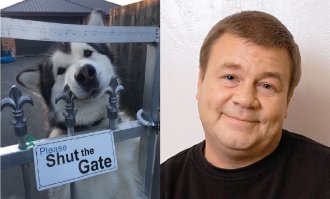 А вот, собственно, фото с хозяином.