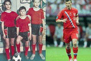 Известные футболисты ЧМ в детстве и сейчас