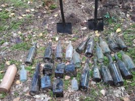 Наш клад бутылок в РБ