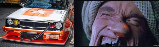 Гонщики Формулы-1 команды Red Bull в роли японских стрит-рейсеров