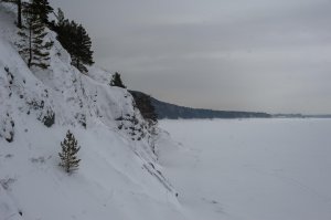Томская писаница (Кемеровская область, Яшкинский район). Так же есть наскальные рисунки в Новороманово,Тутальск.