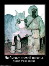 Кавалерист РККА? скорее просто плохай погода