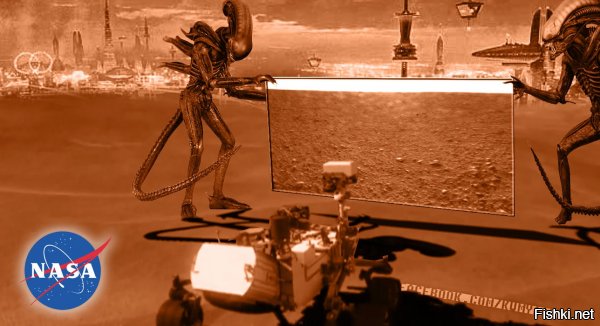 Как марсоход Curiosity фотографирует сам себя?  