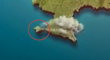 Ну вот же он, такой малююсенький относительно всей России, а переполоху то сколько )