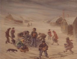 хахаха, фаня ну сколько можно глупые пропагандистские фото постить? Ни одного охранника, не лагерная жизнь а курорт, да правда ли это? НЕТ -неправда!
1.Генерал Джон Л.де Уитт выступая перед Конгрессом-
"Я не хочу, чтобы кто-нибудь из них (люди японского происхождения) был здесь. Они — опасный элемент. Нет способов, чтобы определить их лояльность… Не имеет никакого значения являются ли они американскими гражданами — они всё равно японцы. Американское гражданство не говорит о лояльности. Мы всегда должны проявлять беспокойство по поводу японцев, пока они не стёрты с лица Земли."

Например, Центр для перемещенных лиц Харт Маунтен на северо-западе Вайоминга был лагерем, окруженным колючей проволокой, с общим туалетом, койками вместо кроватей и бюджетом в 45 центов на человека в день. Так как большинство интернированных было выселенно из своих домов на западном побережье без заблаговременного уведомления и не ставилось в известность об окончательном местоназначении, многие не взяли одежду, подходящую для вайомингских зим, когда температура часто опускалась ниже −20 градусов Цельсия.
Все лагеря располагались на удаленных, пустынных территориях далеко от населённых пунктов и контролировались вооружённой охраной.Чтобы найти себе пропитание, люди пытались прорваться за ограждения из колючей проволоки. Существует немало свидетельств современников событий, рассказывающих о том, что охрана расстреливала тех, кто пытался прорваться за "колючку" в поисках грибов или ягод. В зимнее время депортированные рыли снег, чтобы извлечь мёрзлую траву и хоть как-то разнообразить свой рацион. В лагерях распространялись инфекционные болезни, и это распространение администрация лагерей не старалась остановить. Действовала негласная директива о том, что чем меньше депортированных японцев останутся в лагерях, тем лучше - экономичнее... И тех действительно оставалось всё меньше и меньше. Точных данных о том, сколько сгинуло в американском "ГУЛаге", не представлено до сих пор. И ещё кое-что об американской экономии - абсолютное большинство людей не свозили в спецлагеря, а заставляли добираться туда (внимание!) на свои средства!.. Сохранилась инструкция, по которой японские семьи в США должны были отчитываться о том, что выполнили закон и сами переехали в концлагерь. Цинизм, который в истории ещё поискать! 
  Итак, самая демократичная демократия в мире -без суда и следствия схватила своих граждан, отобрала у них все имущество и вывезла стариков , женщин и детей в удаленные необжитые районы с суровым климатом поселила в бараки окруженные колючей проволокой...
      с чем бы сравнить? А вот со сталинскими временами -переселение крымских татар например? Похожий пример? НЕТ -не похожий! Крымские татары служили гитлеру и убивали граждан СССР, а японские американцы были гражданами США и любили свою страну.
Крымские татары переселявшиеся в Узбекистан,Казахстан и Таджикистан жили в условиях не худших чем в Крыму. Их не держали за колючей проволокой. Вывод -"изуверский режим" Сталина был гораздо мягче чем "самая демократичная демократия".