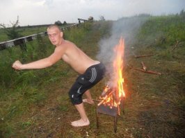 мангал раздувает )))))