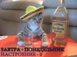 Понедельник день тяжёлый