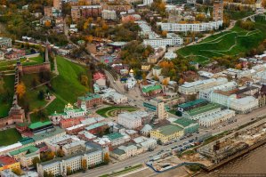 Нижний с высоты птичьего полета.