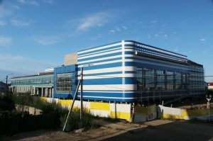 Красноселькуп. Поселок, парк, детсад, строительство культурно-спортивного комплекса.