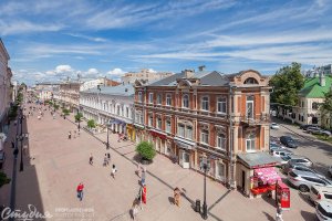 Нижний с высоты птичьего полета.