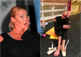 Какая красивая ступня, интересно, длины пальцев хватает чтобы за ветку зацепиться?