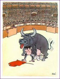 18+Ему какие-то непонятливые быки всё время попадаются.