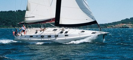 за четыре ляма можно купить вот такой Dufour 43 2004 г с тремя каютами и вот таким салоном