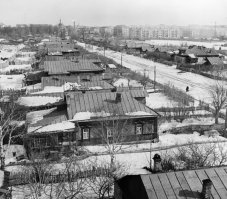 Измайлово конец 50-х начало 60-х. В одном из этих домов в 1938 году родилась моя матушка.
