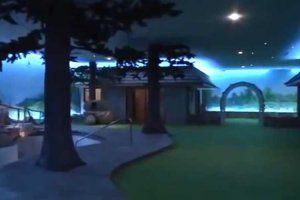 Американец Рон Хаббард, проживающий в Калифорнии, построил роскошный подземный бункер