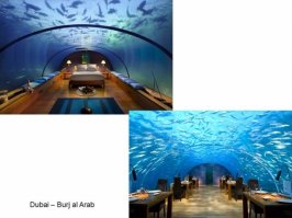 Ни хрена это не Burj al Arab. Это отель Конрад Рангали, на Мальдивах. Ресторан, который иногда конвертируют в комнату.