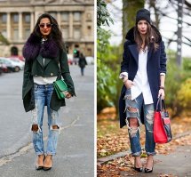 и вот это вот, говно на голове, у той что справа