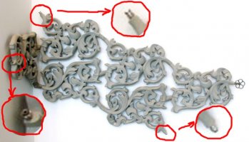 А вот в "арт-декор" батарее краники предусмотрели!